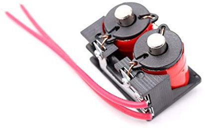 MQEIANG 9-12V 1073 Conductor de la Bobina eléctrica Universal del Borde de Bloqueo Piezas de la Cerradura de la Puerta (Color : Red)