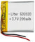 Akku 502020 LiPo 3.7V 200mAh 0.74Wh 1S 5C Liter Energy Battery Lithium Polymer Batterien Schutzplatine für Elektronik Wiederaufladbar - Nicht geeignet für Funksteuerung 23x20x5mm (200mAh|502020)