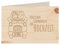 Holzgrußkarte - HERZLICHEN GLÜCKWUNSCH ZUR HOCHZEIT - 100% handmade in Österreich - Postkarte Glückwunschkarte Geschenkkarte Grußkarte Klappkarte Karte Einladung mrs gleichgeschlechtlich