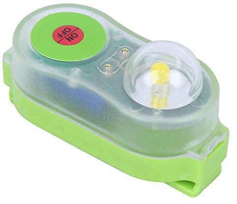 Bnineteenteam Schwimmwesten-Lichtlampe, Schwimmwesten-Blitzlicht für Überbord-Überlebensweste, LED-Meerwasser-Selbstbeleuchtung, Lebensrettende Taschenlampe, Auffällige Attract-Lichtlampe(Cyan)