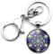 CQHODFYA Porte-clés Cube de Métatron pour Homme et Femme,Porte Clef Fleur de Vie,Géométrie Sacrée Porte-clés en Alliage de Zinc pour Hommes et Femmes, Idée Cadeau (Boîte Cadeau)