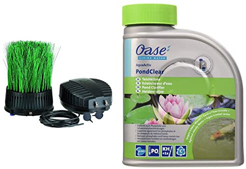 Oase 50249 Oxytex Set 1000 CWS & Wasserklärer AquaActiv PondClear, 500 ml
