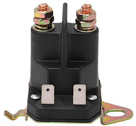 Solénoïde de démarreur 12V 100A 4 bornes 532192507 solénoïde de démarreur relais solénoïde de démarreur de tracteur de pelouse de remplacement pour Husqvarna