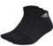 adidas Unisex Cushioned Sportswear Ankle Socks 3 Pairs, Black / White, 8.5-10