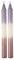 like. by Villeroy & Boch Like Home Stabkerze Lavender & Grape, 2x23 cm, 2 Stück, bunt