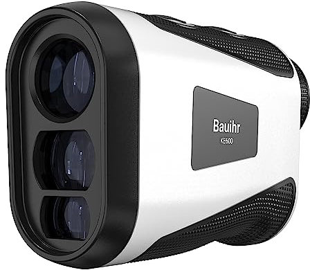 Bauihr Telemetro Golf da 656 iarde, con compensazione dell'obliquità, ingrandimento 6X, blocco della bandierina e vibrazione, misurazione della distanza, precisione professionale per i golfisti