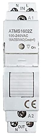 NATHA Tuya Smart Life ZigBee 16A Din Rail 1P Switch KWh Meter Smart Home Switch mit Energiemonitor -Unterstützung App-Fernbedienung