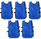 Pinnies Scrimmage-Westen, 5 Stück Trainingswesten für Kinder Jugendliche Teenager Trainingswesten für Fußball Pinnies Trainingswesten für Jugendteams Sportleibchen für Fußball und Basketball (BLAU)