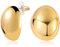 BOUTIQUELOVIN Orecchini Donna Argento 925 Oro 14K Placcato Forma Goccia Ciottolo Regalo Compleanno Moda