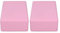 Rosa Yoga-Block, Schaumstoff-Material, Rosa Yoga-Blöcke, 2er-Pack, 2 Stück, Rutschfeste Optik, für Pilates Zur Meditation