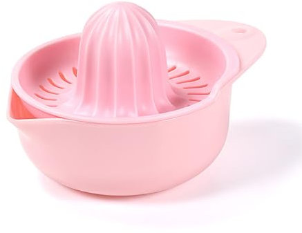ZPSHYD Vaso Exprimidor De Mano De 250 Ml, Exprimidor De Cítricos Manual Compacto De Color Rosa, Jugo Fresco para Llevar, Ideal para El Hogar, La Oficina Y Los Viajes