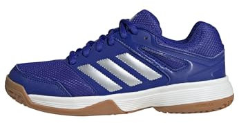 adidas Speedcourt Kids Indoor Shoes, Unisex-Kinder Sneaker, Lucid Blue/Silver met./GUM10,