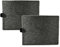 vhbw 2X Aktivkohlefilter kompatibel mit Miele DA 5996 W, DA 7198 W, DA 5980 W, DA 5986 W, DA 5990 W Dunstabzugshaube - 26 x 21,3 x 1,9 cm