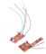 Tdyatocept 2 Pièces 5CH RC Télécommande 27 MHz Circuit PCB Émetteur et Récepteur Carte Système D'Autoradio Accessoires 20-25 M