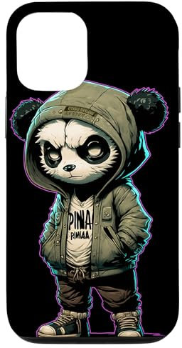 Hülle für iPhone 15 Coole Panda Graffiti Manga Anime Charakter Distressed
