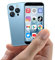 Smartphone Mini con schermo HD da 3,0, telefono mini sbloccato, videocamera da 5 megapixel, riconoscimento facciale, doppia SIM, GPRS, scheda TF e un corpo ultra - sottile, ideale per i bambini Blu