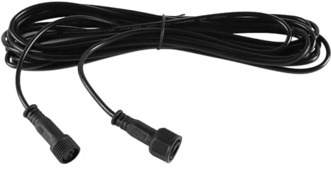 Laroal Waterproof extension lead Outdoor waterproof fast charging copper wire 2-pin interface IP66 solar light split extension lead (5 meters)