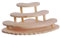 LeeQinersw Holz Display Riser Ständer Schmuck Organizer Rack 3 geschichtete Dekor