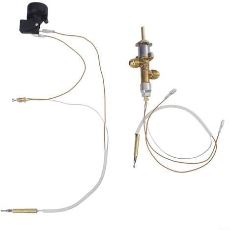 RichVibe Outdoor Patio Heater Safety Replacement Kit, Control Valve Thermocouple Tilt Switch Accessories, for Propan Gas Heaters, Grills, Fire Pits