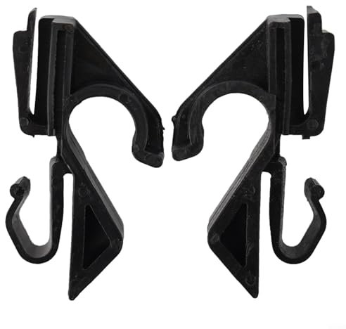 Hutablage-Clips für Fiat Grande Punto (ab 2006), Kunststoff, OEM-Referenz 71719952/53, 2 Stück