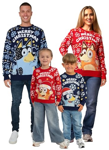 Bluey Mum Jumper, Chilli Christmas Jumper for Women, Womens Christmas Jumpers, Large