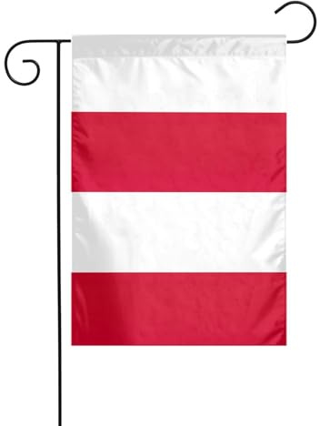 Drapeau de Monaco - 30,5 x 45,7 cm - Drapeau vertical double face - Décoration d'intérieur et d'extérieur - Drapeaux de jardin