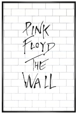 Grindstore Maxi-Poster, gerahmt, Pink Floyd The Wall Album, glänzend, Wanddekor/Kunst, Geschenkidee, für Wohnzimmer, Schlafzimmer, Zuhause oder Büro