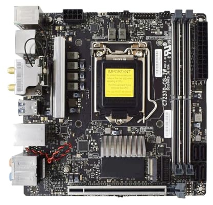 C7Z370-CG-IW Motherboard unterstützt I7-8700K I5-8600K I3-8300 CPU 2×DDR4 32GB M.2 NVME Z370 Mini-ITX Board, Replacement Part