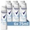Rexona MotionSense Deo Spray Cotton Dry Compressed - Anti-Transpirant mit 48 Stunden Schutz gegen starkes Schwitzen und Körpergeruch - 75 ml (6er-Pack)