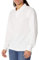 Amazon Essentials Men's Slim-Fit Long-Sleeve Pique Polo, White, M