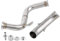 Gorgeri 2-teiliger Katalysator entfernt Decat Auspuff Mid Link Pipe Auspuff Mid Pipe Fit für 125 250 390 RC390 2017+
