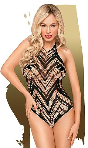PENTHOUSE Go hotter Netzbody | Dessous | Erotik | Dessous Damen Sexy Unterwäsche | Sexy Dessous für Damen für Sex | Unterwäsche Frauen | Reizwäsche | Lingerie | Für Erwachsene