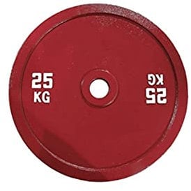 Color Weight Plates,Ultra-Thin Barbell Plates,2 Inch Buffer Plates,Free Weight for Strength Training,Weightlifting (Size : 25kg/55lbs*2)