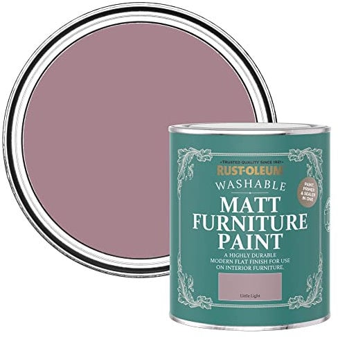Rust-Oleum Pink Furniture Paint in Matt Finish - Little Light 750ml