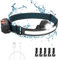 flintronic Stirnlampe LED Wiederaufladbar, COB Kopflampe IPX6 Stirnlampen Helmlampe, 2000LM Headlamp 18650 Akku Head Torch, Aufladbar Taschenlampe mit Sensor für Laufen Camping Angeln Arbeite(7 Modos)