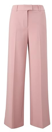 COMMA Regular: Twill-Hose mit Wide Leg