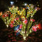 HEIBTENY Zuverlässige Solar-LED-Blumenstecker mit einzigartiger Gartendekoration (lila)