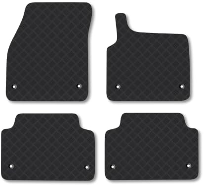 Land Rover Range Rover Evoque (2019+) [Manual] 3mm Rubber Car Mats | Tailored Fit Durable Floor Mats Full Coverage Protection Waterproof Accessories Easy Clean Anti Slip Made in the UK