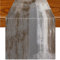Tischläufer Grau 40 x 140 cm Tischdekoration Modern Kunst Gemälde Kurz Abwaschbar Tischdeko für Weihnachten Party Hochzeiten Feiertage Geburtstag Küche Deko