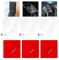 FunWorth Dash Cam Sticky Pad Kit, 6pcs Electrostatic Film & VHB Adhesive Pads - Static Cling Windshield Mount for Car Dashcams, Bubble-Free, Residue-Free Protection (Square-6Pcs)