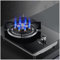 Indoor Single Burner Gas Hob - Portable Gas Stove, Table Top Cooker LPG/NG Cooker, 13 Cavities Tempered Glass Cooktop Burner, for Caravan Black Glass Freestanding Cooktop Camping Outdoor(LPG)
