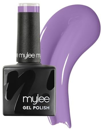 Mylee Gel Nail Polish 8ml [Lavender Fields] - UV/LED Soak-Off Nail Art Manicure Pedicure for Professional, Salon & Home Use [Purple Range] - Long Lasting & Easy to Apply