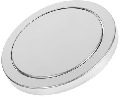 Stainless Steel Embedded Trash Can Lid Replacement Round Swing Top Waste Bin Cover for Kitchen Bathroom Office Space Saving Design User Friendly for Easy Waste Disposal