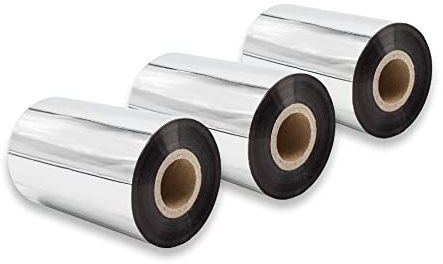 vhbw 3x Thermotransfer-Band kompatibel mit Printronix T5204, T5208, T5206, T4M Drucker Etikettendrucker, Wischfest, 100 mm x 300 m, Wachs-Plus Schwarz