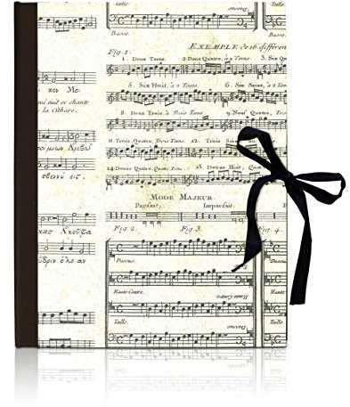 Zeichenmappe Alte Musik, A4 - Schwarz