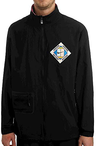 Nike Men M NKCT STADIUM Jacket - Black/White, Small