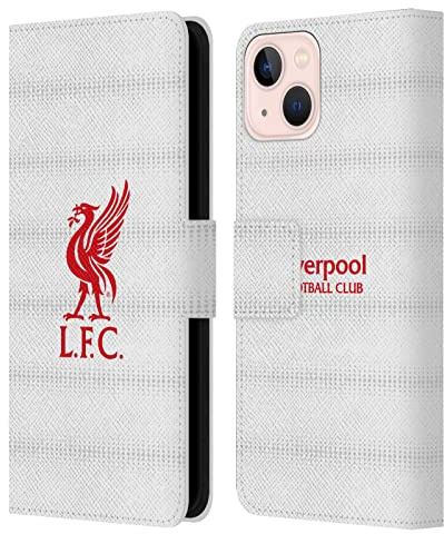 Head Case Designs Officially Licensed Liverpool Football Club Red Logo And Pattern Liver Bird Leather Wallet Case Compatible With Apple iPhone 13