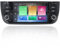 MOOKAKA Android 10 Autoradio 2 din GPS Navigation für FIAT Linea Punto Evo 2009-2015 Multimedia Player Auto Stereo Unterstützung Carplay Bluetooth WiFi DSP RDS 6.2 Zoll Head Unit (PX6,4+64GB)