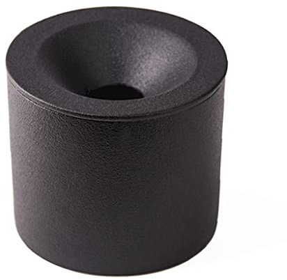 LYUN Aschenbecher Aschenbecher mit Deckel-Aschenbecher for Zigaretten im Freien Winddichte Aschenbecher-Keramik-Aschenbecher-Trichter-Desktop-Dekoration Ascher (Color : Black)