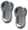 Lot de 2 boudins de porte verrouillables pour garder les courants d'air et le froid à l'extérieur, faciles à installer (argenté)